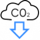Reduce CO2 or Reduce Energy Consumption Icon | ENX Systems